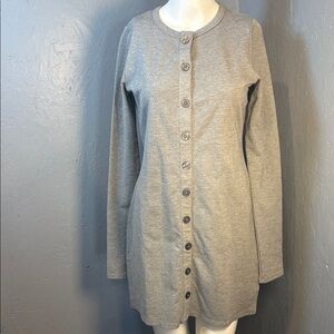 American Eagle Outfitters Heather Gray Dress Above Knee size M NWT